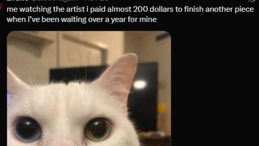 dieandyrhyss's tweet photo. this popped up in my feed, and I almost shit myself.
I think I need to finish the commissioned work that's been haunting me ever since 😭 https://t.co/SeqP96RXdS
