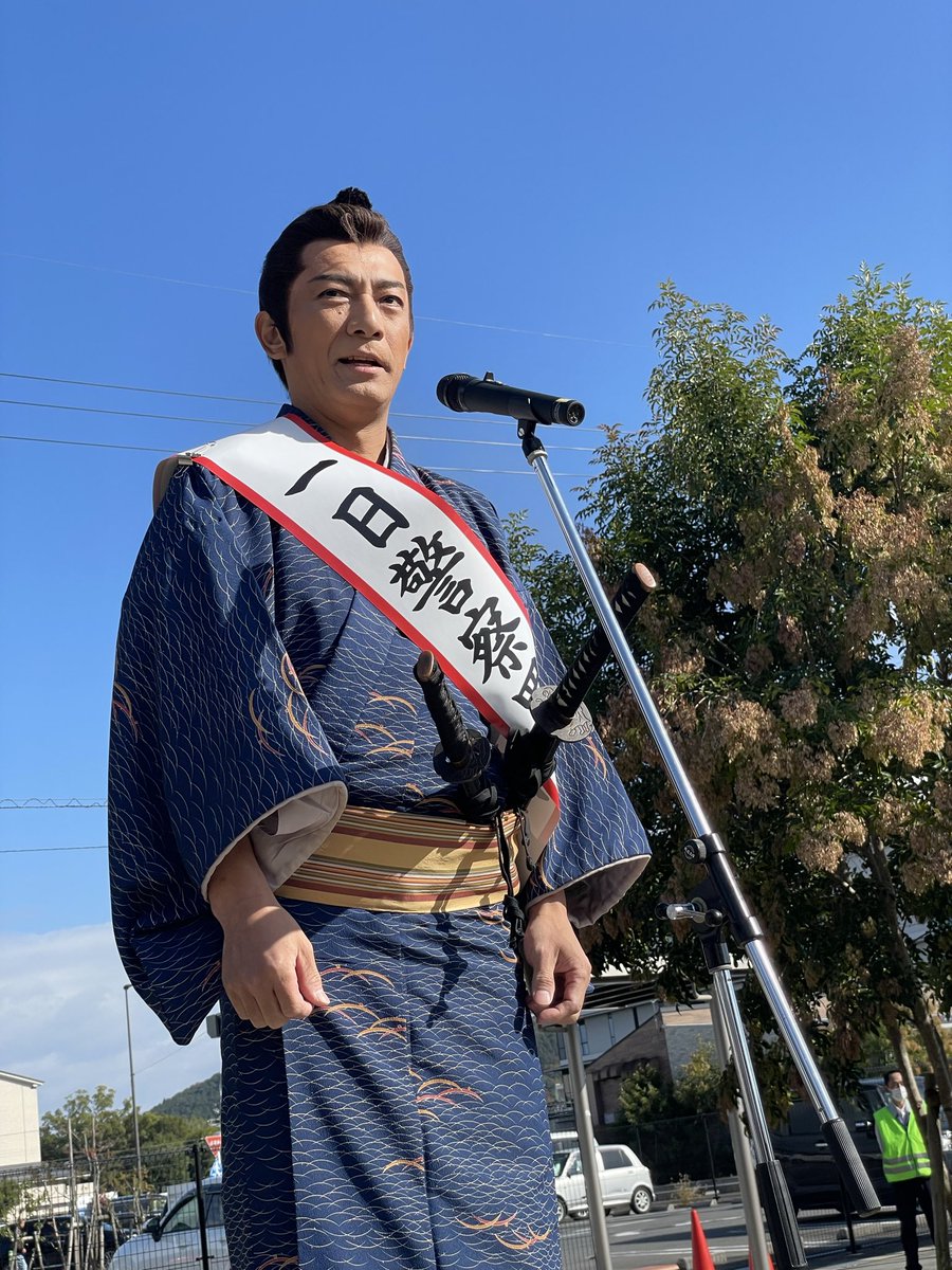 kumakumax2009's tweet image. 心配無用ノ介一日署長の勇姿‼︎