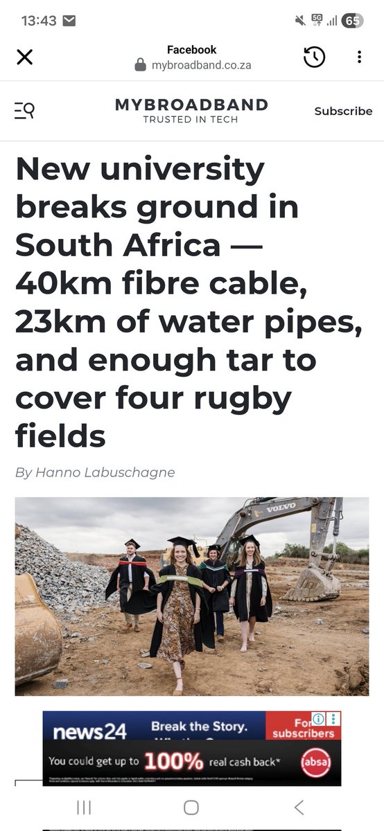 Solidarity’s private university, Akademia, and real estate developer Kanton have broken ground on a new R3.2-billion residential full-time campus on the outskirts of Pretoria East. Now time for Cosatu, Numsa, and others to do the same? What do they use member contributions for?
