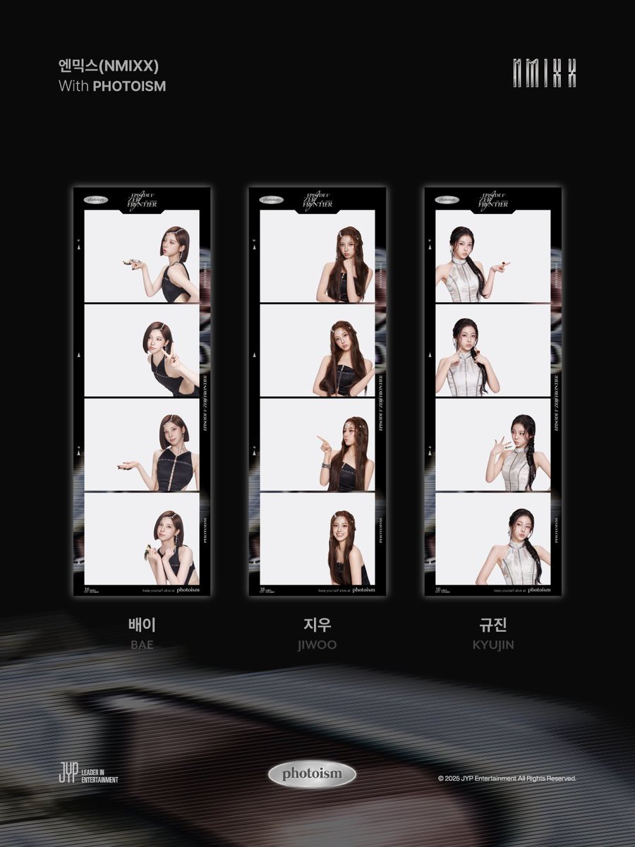 capture high-quality, memorable photos featuring the stunning visuals of LILY, HAEWON, SULLYOON, BAE, JIWOO, and KYUJIN! each member shines in their unique concept, blending elegance with fierce charisma, perfectly embodying the spirit of their 'ZERO FRONTIER' era.