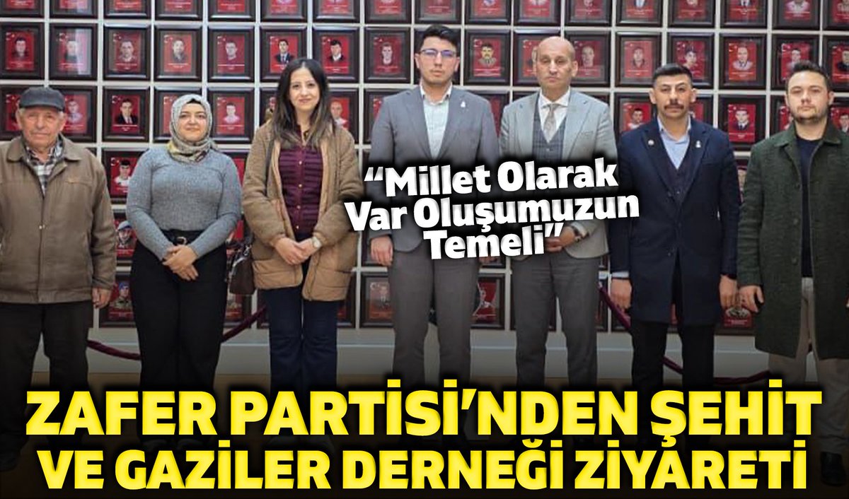 Zafer Partisi'nden Şehit ve Gazi Derneğine Ziyaret: "Millet Olarak Var Oluşumuzun Temeli" afyonpostasi.com.tr/zafer-partisin…