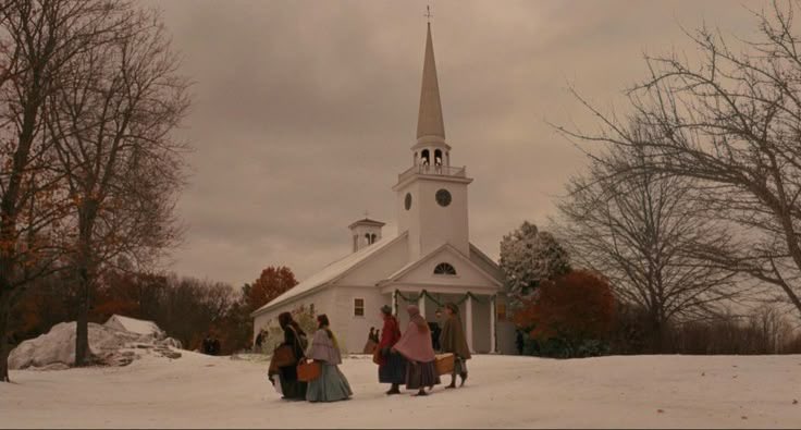 faerysoulart's tweet image. winter in « little women » (2019)