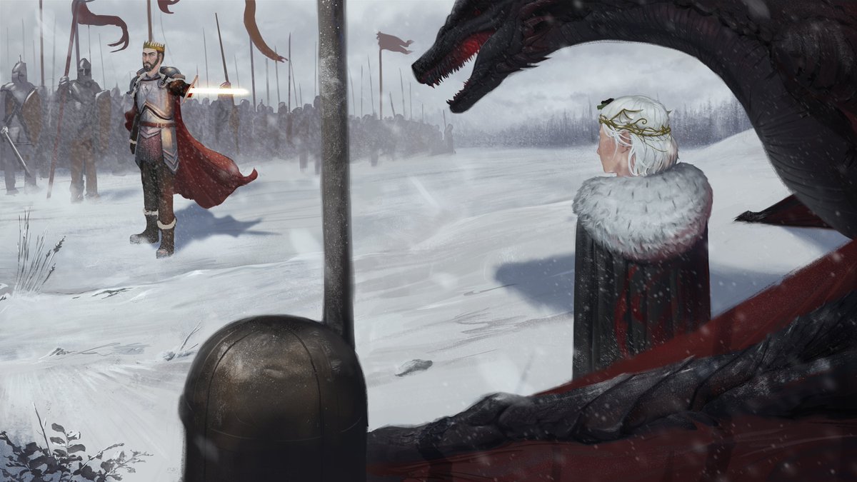 Stannis and Dany fanart #ASOIAF #TWOW (Commission for <a href="/CrusaderChris89/">Crusader Chris</a> !)