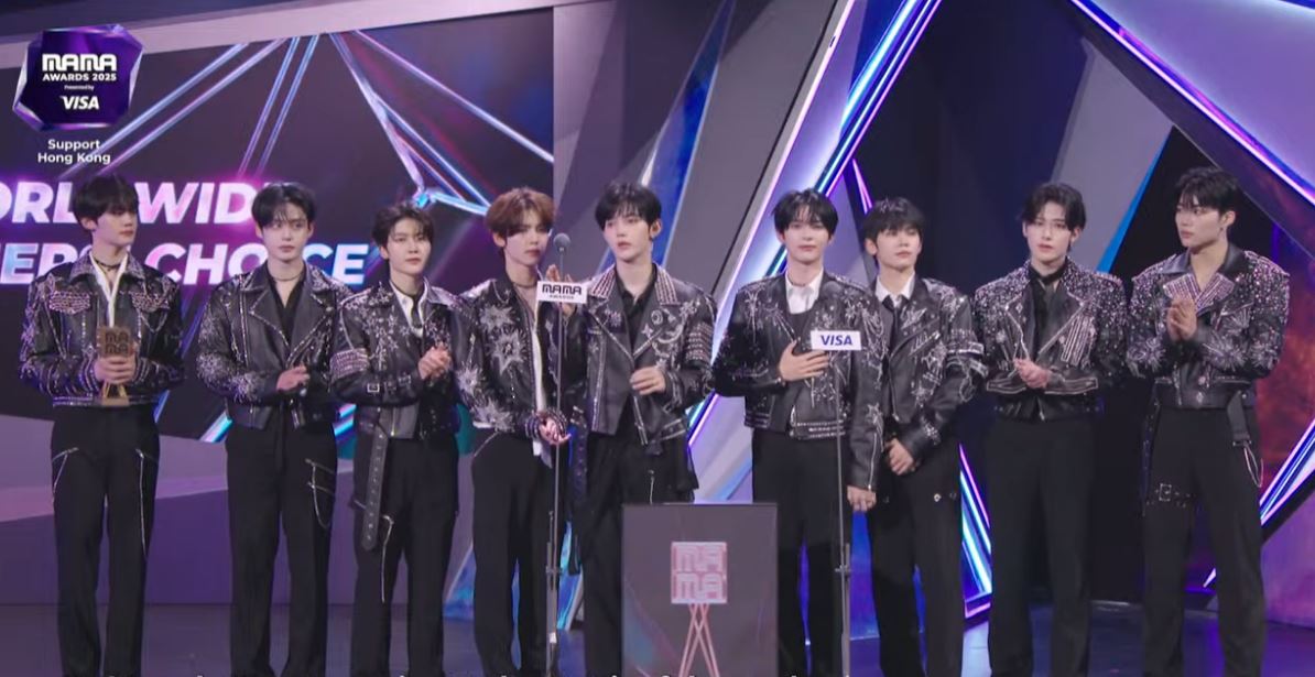 Congratulations #ZEROBASEONE for winning "Worldwide KCONers' Choice" in Music at the 2025 MAMA