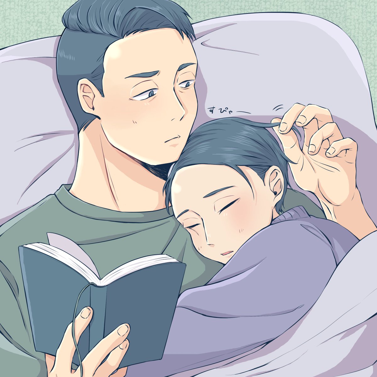 ラフ:くらげの骨さん【<a href="/kuragesbone/">くらげの骨</a> 】
線画:のらきちさん【<a href="/noraritktk/">のらきち</a> 】
お二方からのイラストを着色させていただきました！！ありがとうございます！！すぴゃーが可愛くて…髪弄りも好きで…楽しく塗らせていただきました…！！
#秋のいをする絵描きローテーション企画