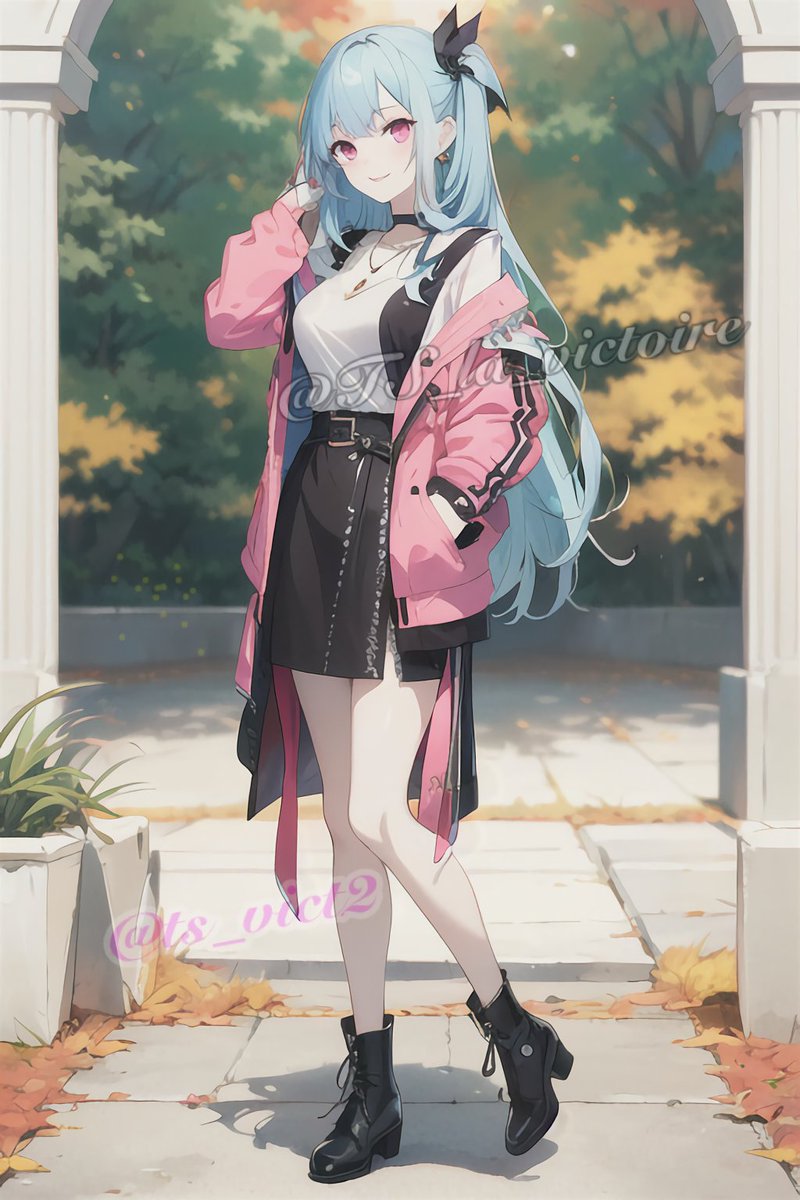 みんなおはよっ.ᐟ.ᐟ #AIイラスト