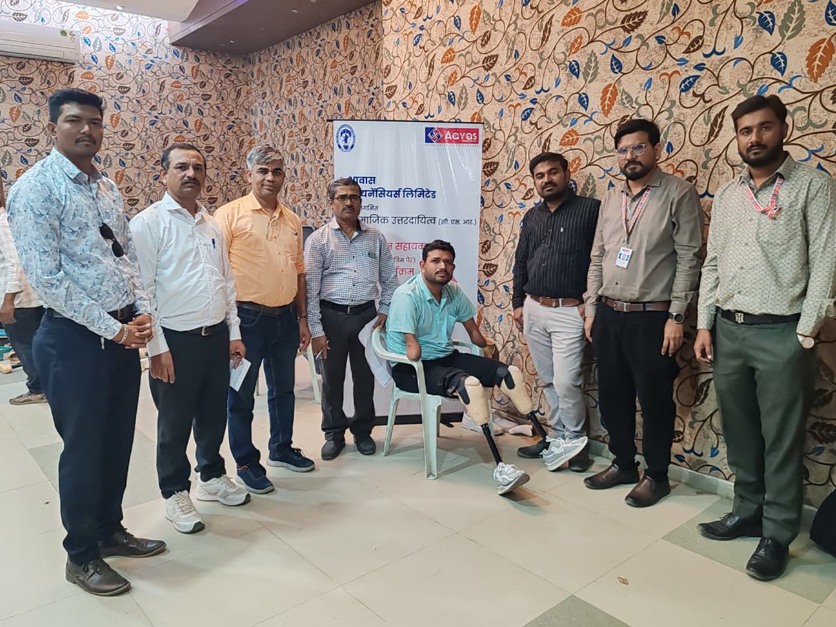 With generous support of Aavas Financiers, 29 people with #Disability  received good quality energy motion artificial limbs. Aavas Officials, receipients &amp; family members were thrilled to see excellent quality of artificial limbs. Excellent Work -Bharat, Jaganathbhai and Team
