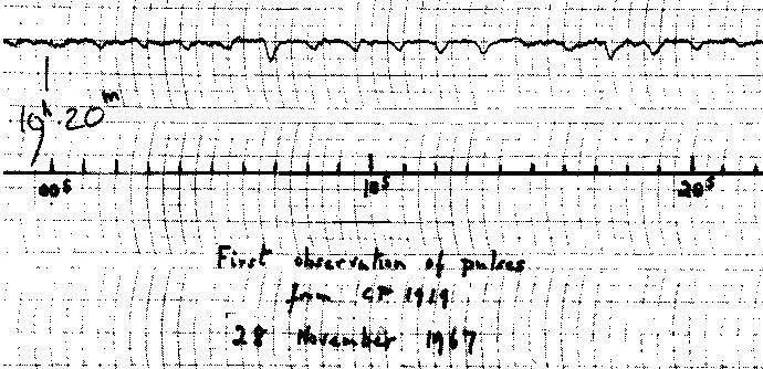 TFConsult's tweet image. Nov. 28, in 1967, the first #pulsar was discovered – by #PhD student #JocelynBell (now Bell Burnell) at #Cambridge #University. The regular radio pulses, 1.33 seconds apart, came from a source in the constellation #Vulpecula, now known to be a fast-spinning #neutronstar. Bell’s…