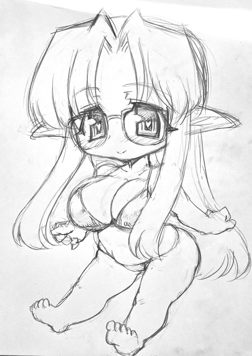 #今月描いた絵を晒そう
「いつもの」をまあまあ描けたんでないかなあと 