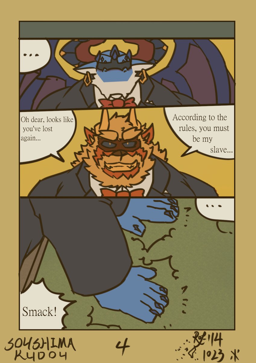 SoushimaKudou's tweet image. What happens if you lose a bet? Do you lose money, your reputation, or become a slave?

Thank you for your support, @DizXyz !

#獸人 #塔蘭迪歐 #皮物 #入替 #Furry #Transform #Bodysuit #Swap #Identity_swap #Tyrantino #ケモホモ #改造 #皮モノ #入り替え #乗っ取る #タイランティノ

4/10