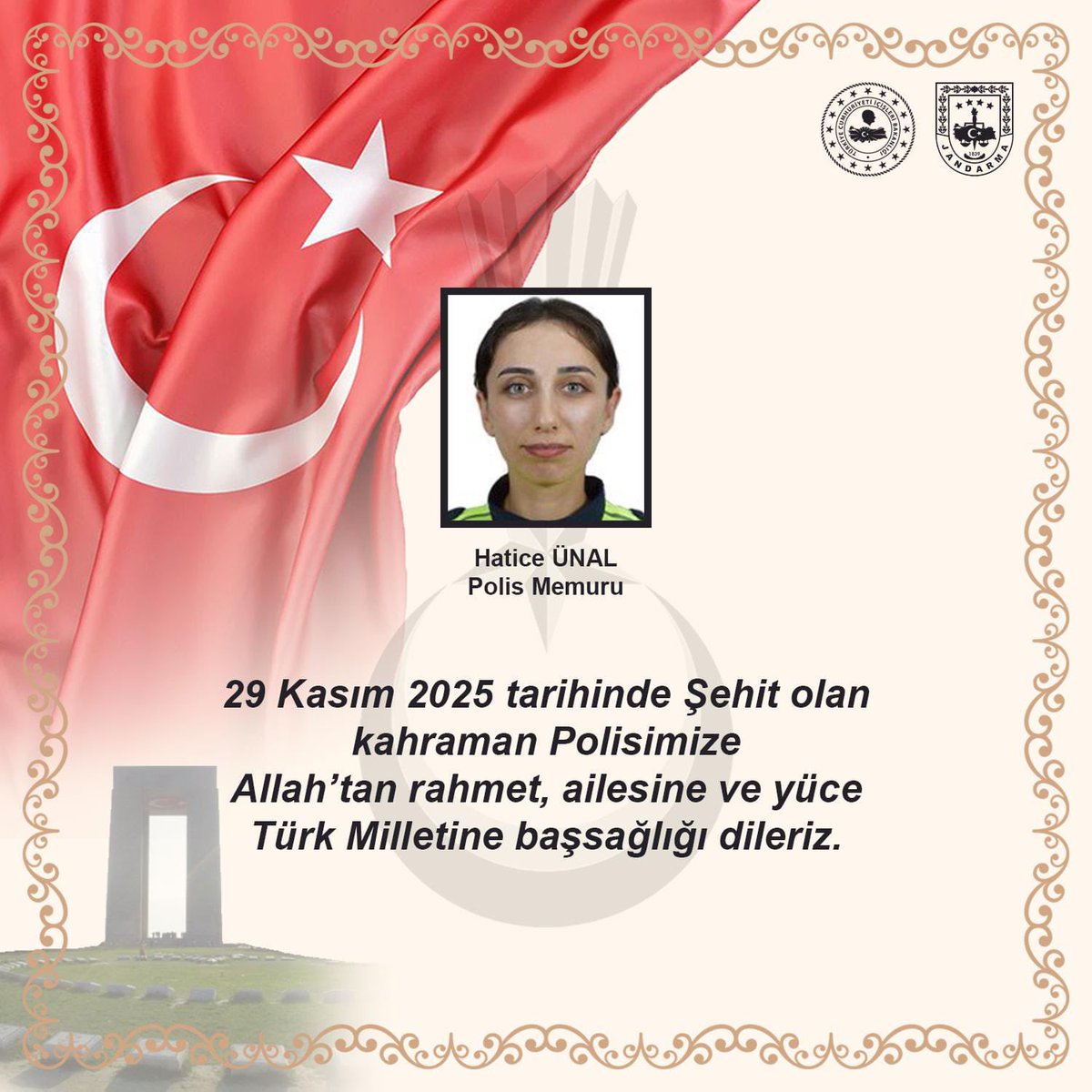 Başımız sağ olsun.🇹🇷