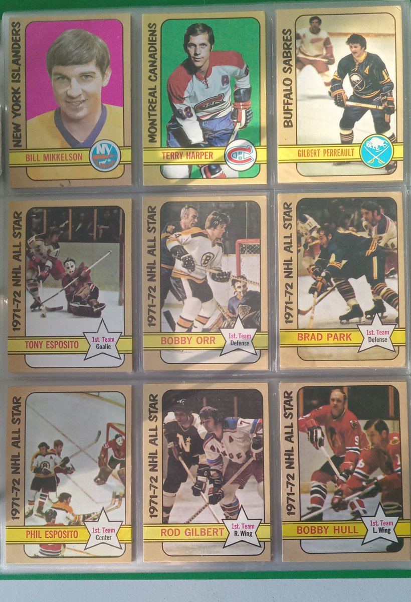 SALE: Looking to raise some hobby funds: 

1971-1972 Topps hockey $250
1972-1973 Topps hockey $250
1979 Topps Football $250

Take all three for $600 shipped.  Cards are Vg-Ex or better.