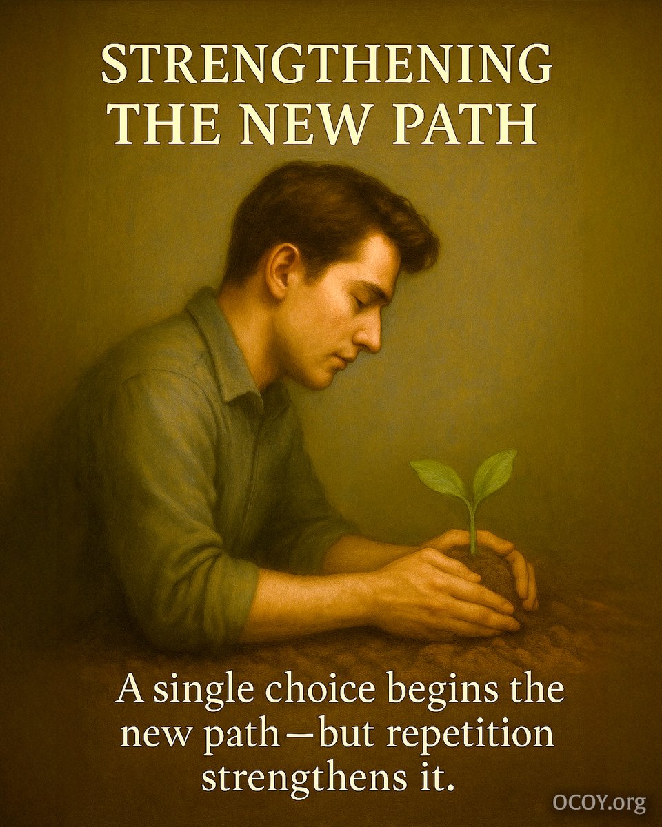 Light_of_Spirit's tweet image. 🌄 One choice begins the new path—repetition strengthens it.
Every higher action deepens the direction you want to grow. 🌿