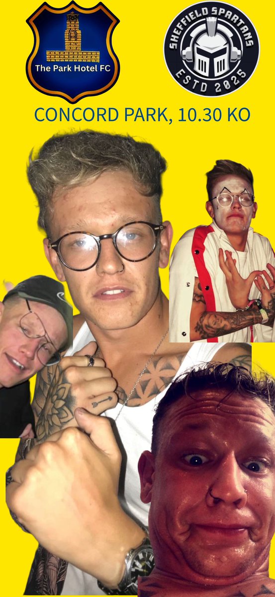 Another cup game this weekend, playing against Sheffield Spartans, who sit at the top of the division below us. All the makings of a cracker. 
Come and see how we get on🫡 

UP THE PARK HOTEL💙