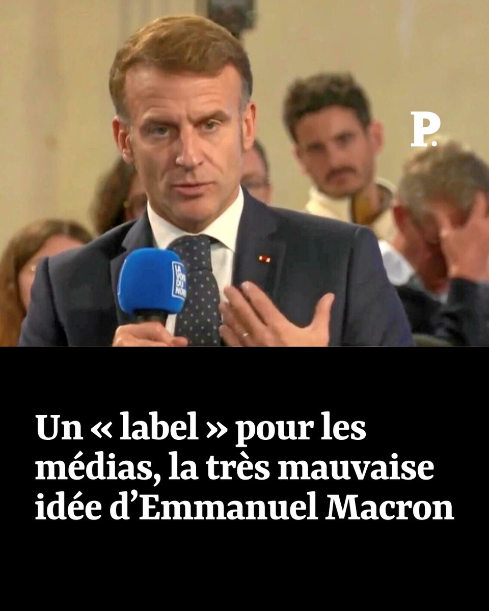LePoint's tweet image. 📺LETTRE DES MÉDIAS. Le président veut un label afin de distinguer le vrai du faux en termes d’information et protéger la démocratie. Si l’intention est louable, le remède paraît à côté de la plaque.

Par @oubertalli
➡️ l.lepoint.fr/peT