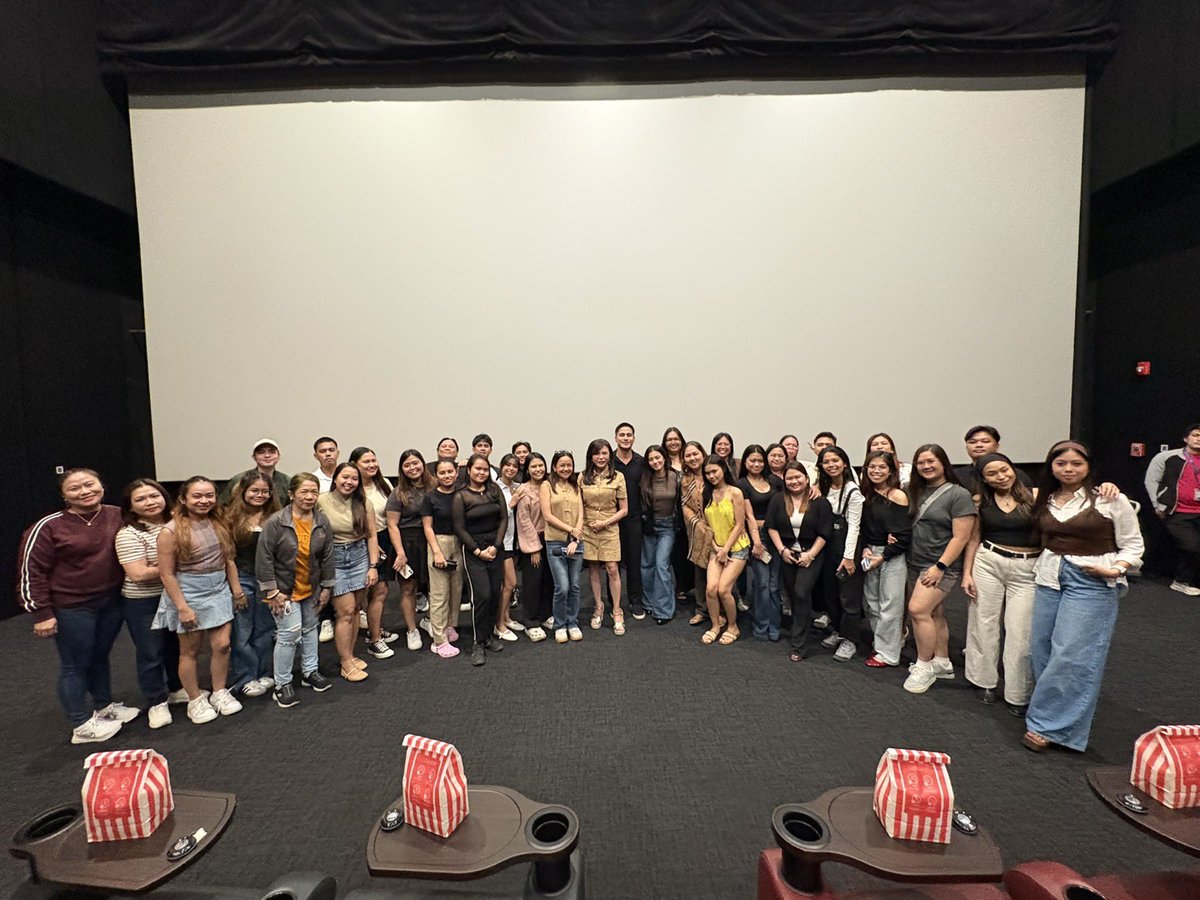 StarCinema's tweet photo. MGB special blockscreening for Piolo Pascual and Belle Mariano at The Podium 🫶
Thank you for your love and support! 🩵

Catch Meet, Greet &amp; Bye! 🫶
NOW ON ITS 3RD PHENOMENAL BLOCKBUSTER WEEK 🌍
🎟️ https://t.co/JI69H18Dxx

#MeetGreetAndBye https://t.co/BTJaDBtf0w