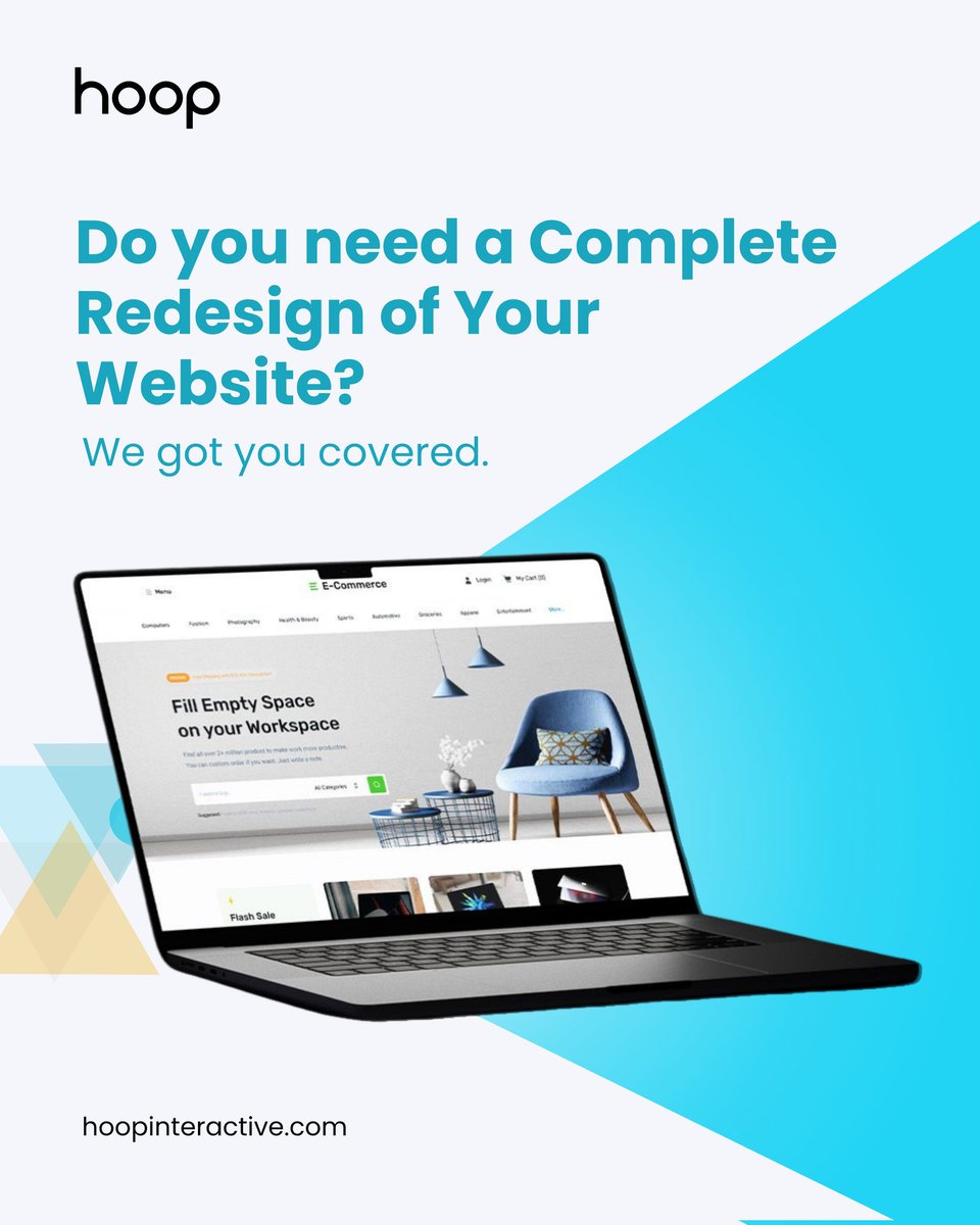 HoopInteractive's tweet image. Still Using the Same Website Since 2020?
The digital world has evolved
your website should too.
Trend-focused redesign
Improved functionality
Better user journey
Let us transform your site into a high-performing brand asset#hoopinteractive #businesswebsites #customwebdevelopment