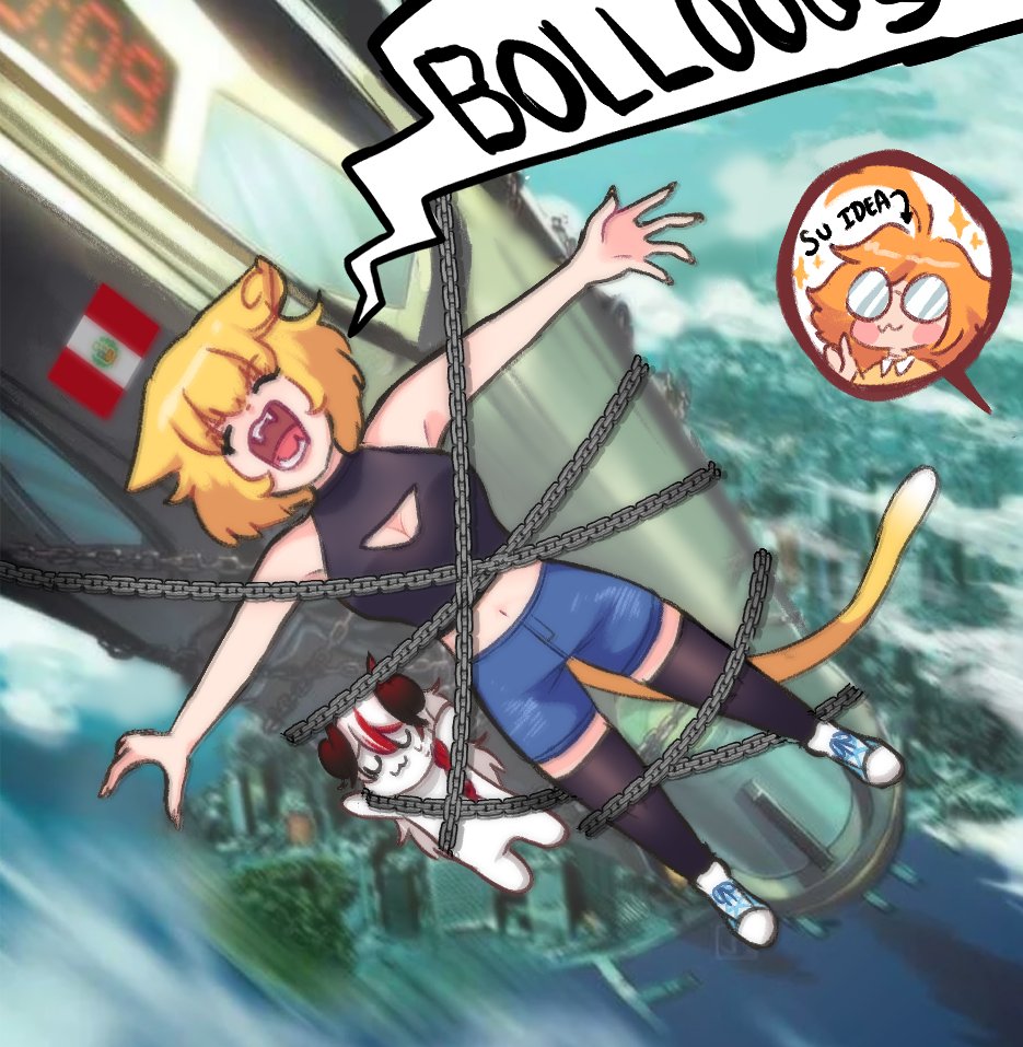 Dumyh_'s tweet image. Las aventuras mas tranquilitas de Dumy dum🗣️🗣️🔥🔥

#Dumyhart #art #digitalart  #animeartwork #drawing #Vtubers