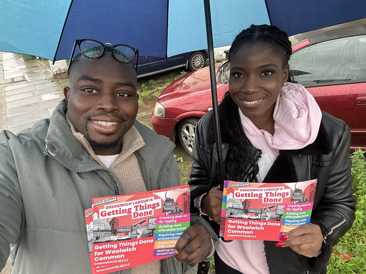 Out on the #LabourDoorstep with <a href="/Lizige86/">Cllr Elizabeth Ige</a> on Crescent and Conduit Road, speaking to local residents. Great to talk about the work we are doing in the ward.

🌹#VoteLabour🌹