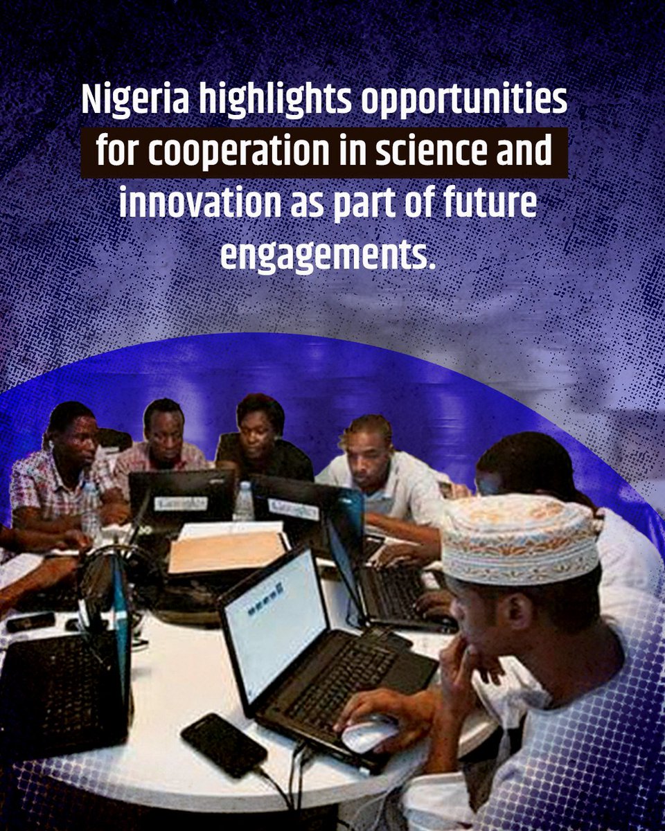 AdeelAshtiyani's tweet image. Nigeria highlights opportunities for cooperation in science and innovation as part of future engagements. #TechDevelopment #Nigeria #Russia