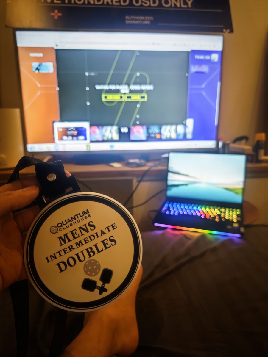 tyler_YGG's tweet image. Already won silver medal in pickleball tournament today.

Then rushed home so I can win the @ParallelTCG minor tournament too 😉