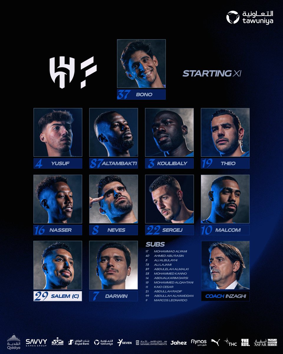 Lineup confirmed for the King’s Cup quarterfinal 📋☑️