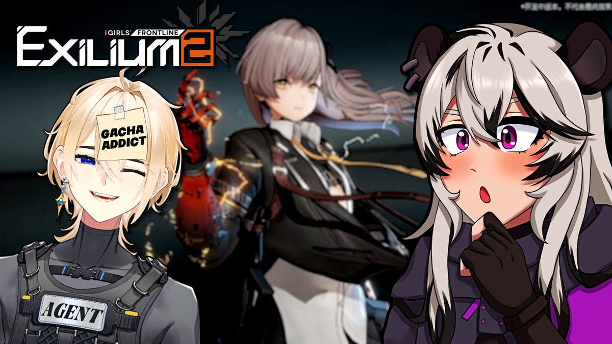 ✧𝗞𝗢𝗡𝗣𝗔𝗡𝗗𝗔!✧
I AM LIVE!!!
Today I'm 𝗚𝗜𝗥𝗟𝗦' 𝗙𝗥𝗢𝗡𝗧𝗟𝗜𝗡𝗘 𝟮: 𝗘𝗫𝗜𝗟𝗜𝗨𝗠 pulling for Leva with <a href="/alixeswan/">Alixe 🔫 🪽</a> the gacha god!
So come vibe out BAMBOO CREW!!!
#Vtubers #ENVtuber 
🔗: twitch.tv/pandaran_