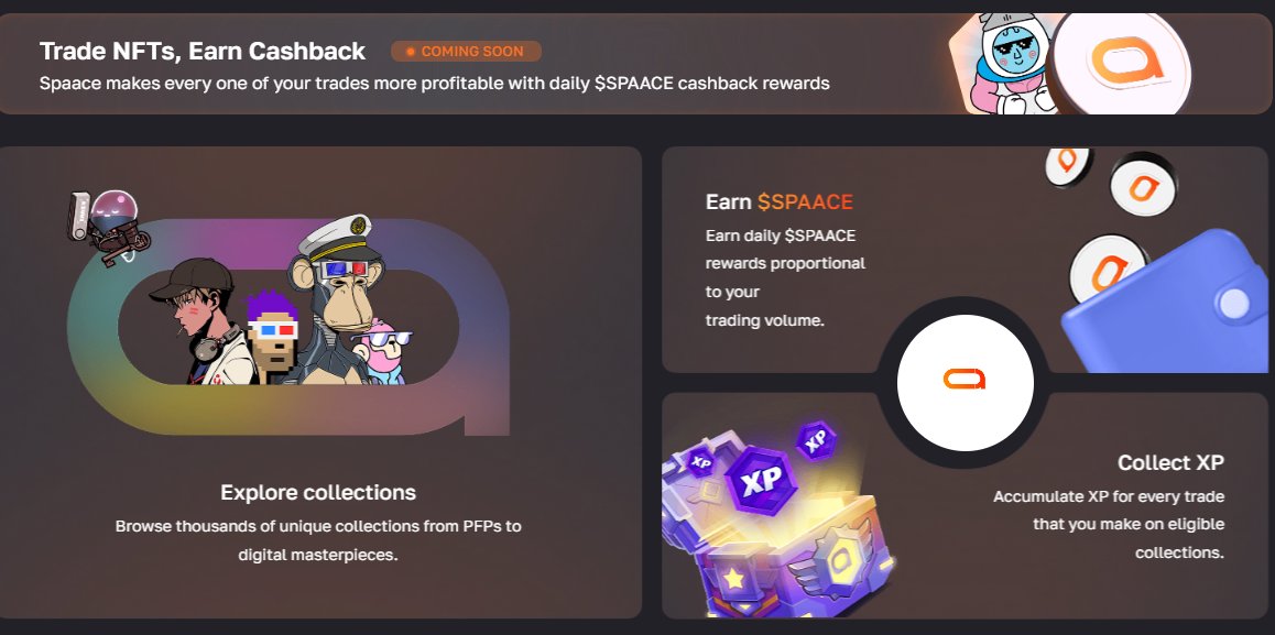BBCrypt0's tweet image. Tired of missing the next Hidden Gem NFT collection? @spaace_io is gamifying market intelligence to make the collector&apos;s job easier.

How to Hunt Alpha with Spaace:

Filtering &amp;amp; Curation: The platform highlights collections that truly stand out and are gaining momentum, filtering…
