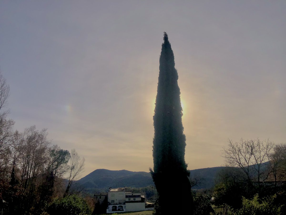 Cel encalitxat amb 19,5°C a Mieres, Garrotxa