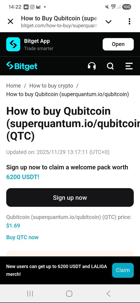 A big new about $QTC <a href="/qubitcoinx/">Qubitcoin</a> is coming soon on <a href="/bitget/">Bitget</a> 

To the moon 🔥🔥🔥
bitget.com/how-to-buy/sup…