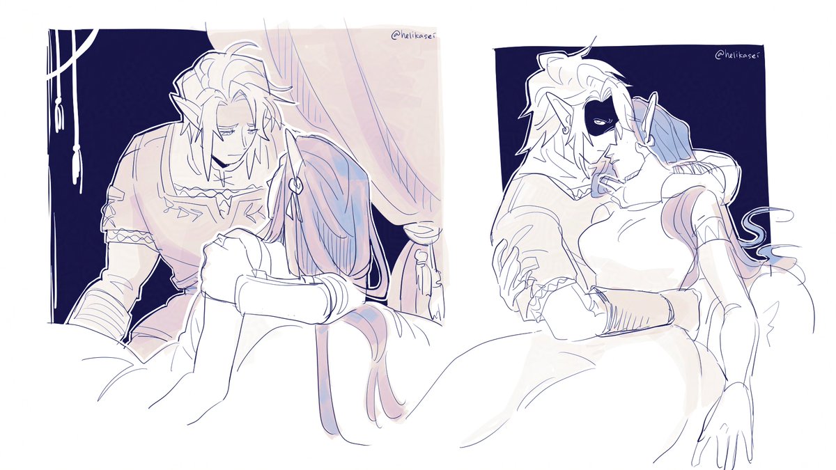 helikasei's tweet photo. in angsty mood today, wanted to draw protective (possessive?) Link https://t.co/FcnvzNYi2u