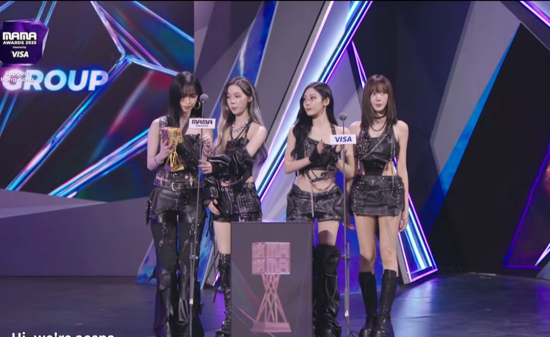 Congratulations ! #aespa for winning "Best Female Group" at MAMA 2025