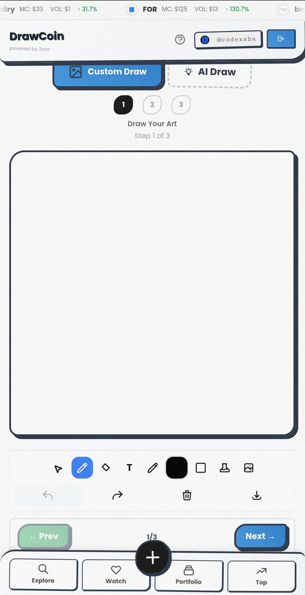 DrawCoin tweet media