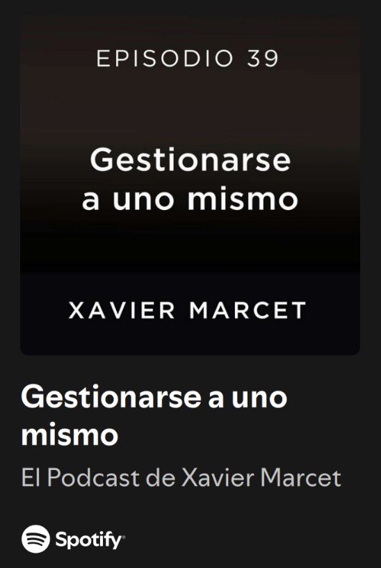Para gestionar a los demás primero hay gestionarse uno mismo <a href="/INUSUAL/">INUSUAL</a> 
open.spotify.com/episode/41Y9Ij…