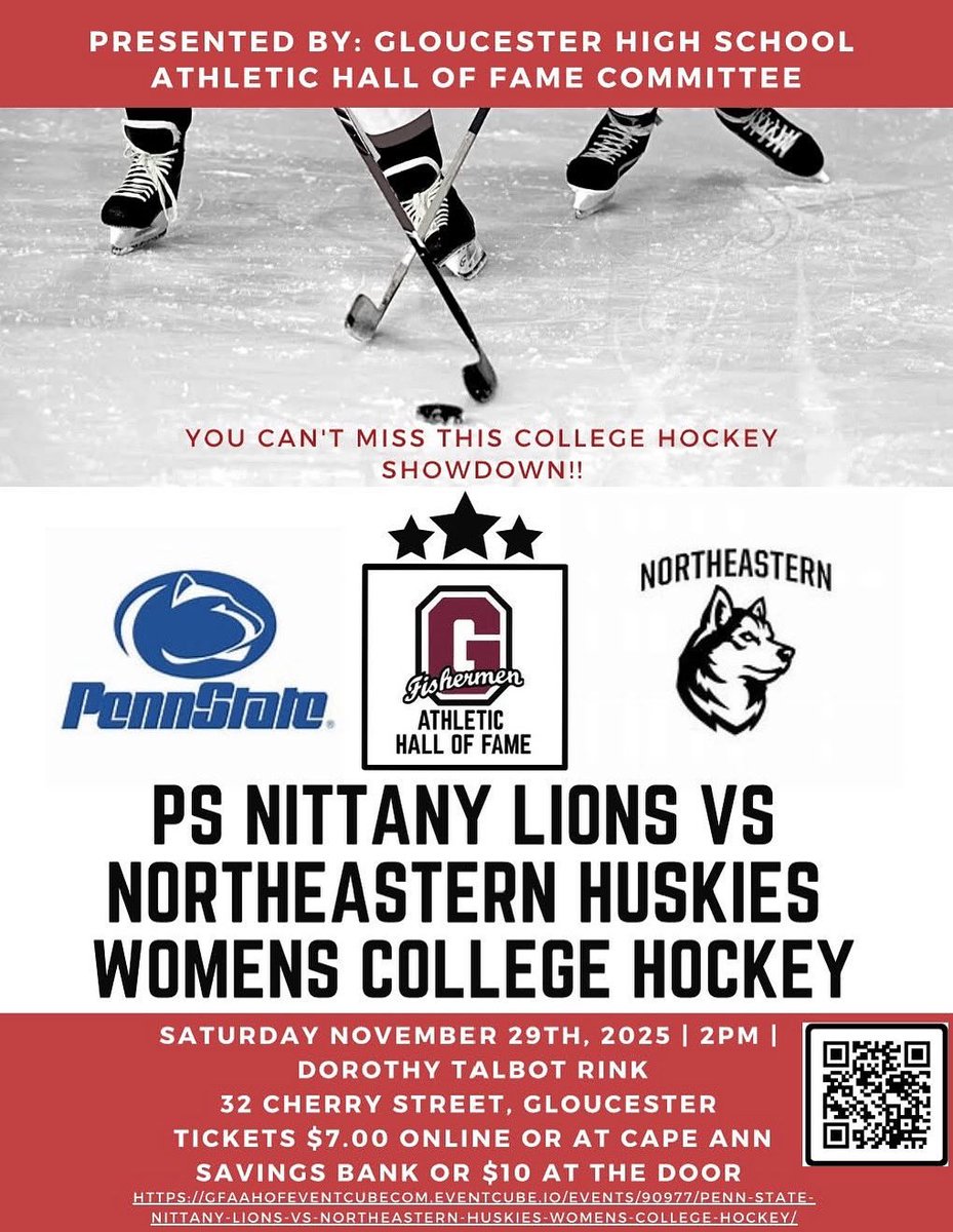 Big game today. Make sure to swing by Talbot Rink to check out some of the best teams in the country while supporting the GHS Hall of Fame. <a href="/GDTSports/">GDT Sports</a> <a href="/NickGiannino_GT/">Nick Giannino</a> <a href="/MSONEWSports/">MSONEWSports</a> <a href="/Joey_C/">Good Morning Gloucester</a>