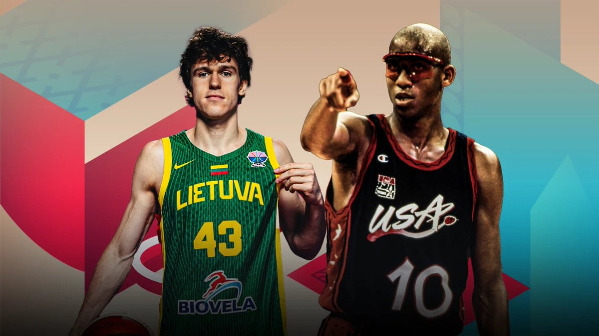 Reggie approves: Welcome to the "Clutch Gods" club, Ignas Sargiunas 🫡

#FIBAWC x #StepItUp 

Read here: fiba.basketball/en/events/fiba…