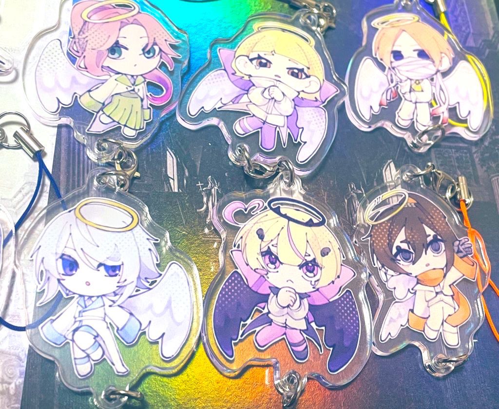 11/30 #ガタケット182 👼おしながき😈

共同一次創作のグッズがとてもあります。
ふらっと立ち寄っていただければ…💭
あわよくば気になる子を見つけていただければハピです💭
よろしくおねがいします🦇

✧某正義ト悪｜A-05a