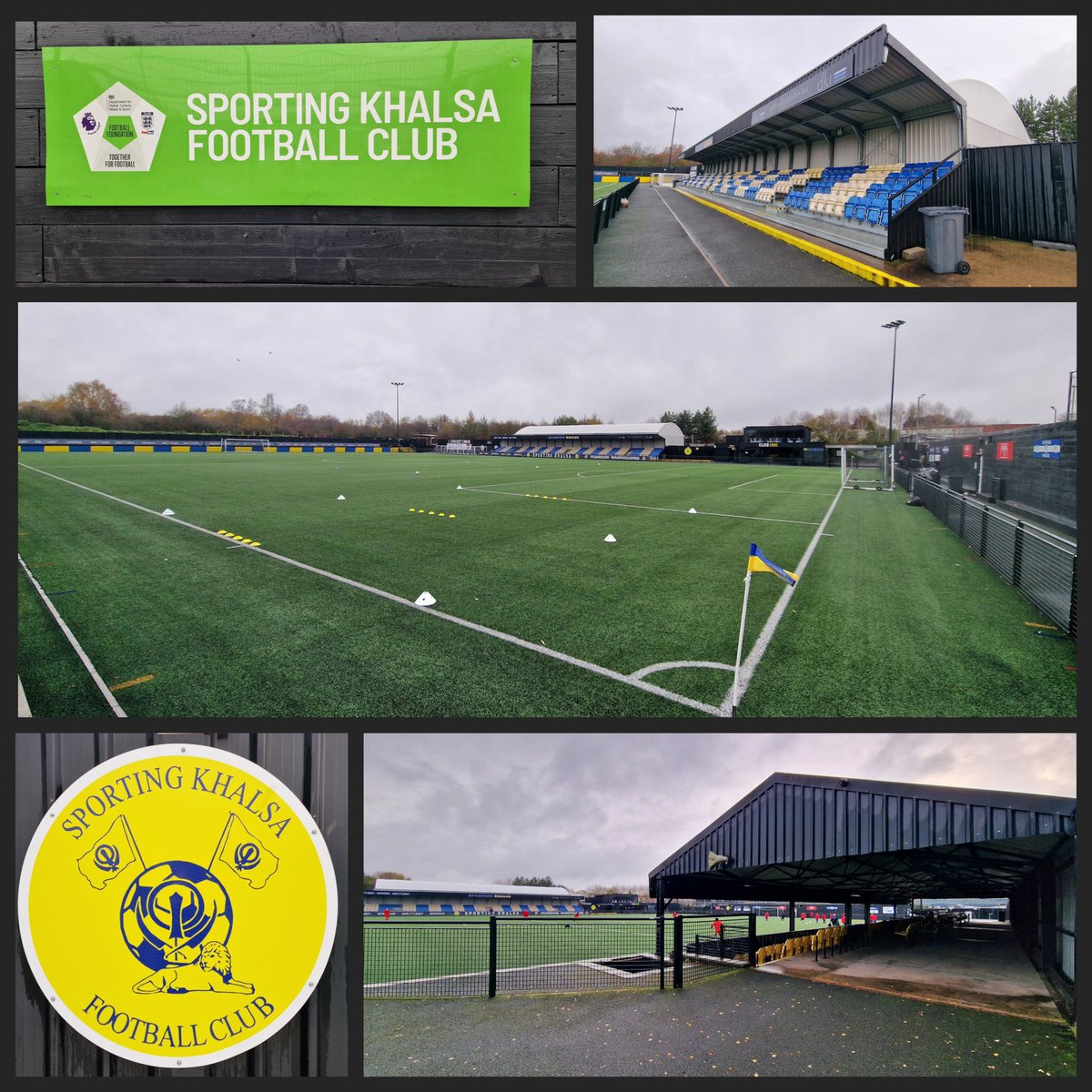 First visit to The Guardian Warehousing Stadium for the <a href="/MidlandLeague/">Capelli Sport Midland Football League</a> U21 Divisiongame that ended <a href="/KhalsaYouth/">Sporting Khalsa Youth</a>(0)1 <a href="/StourPathway/">Stourbridge FC Pathway</a>(1)1. Att: 35
Spoils were shared in this match played in miserable conditions in Willenhall.
Best wishes to both sides for the season. 
#groundhopping