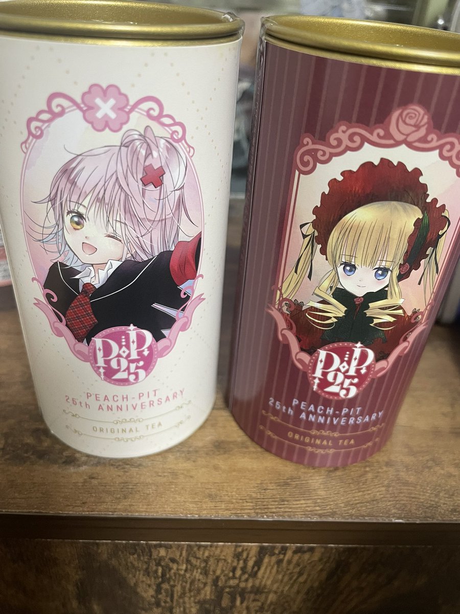 PEACH-PIT展のお紅茶セットが届いてましたわ〜