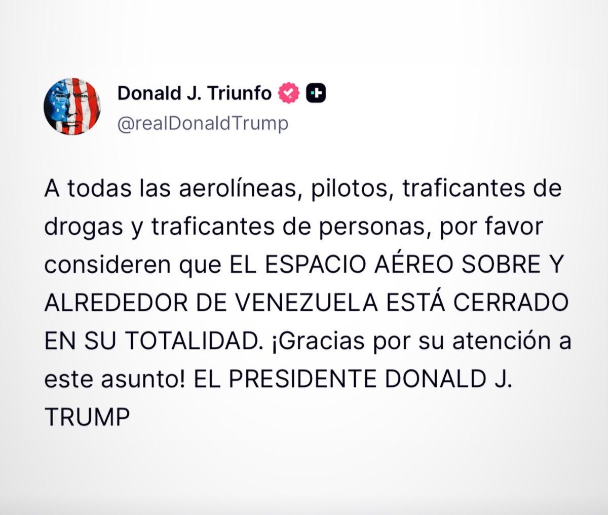 🇺🇸🇻🇪 AHORA: Trump acaba de escribir esto en su red social Truth Social

ES UN PSlC0PATA CRlMIN4L