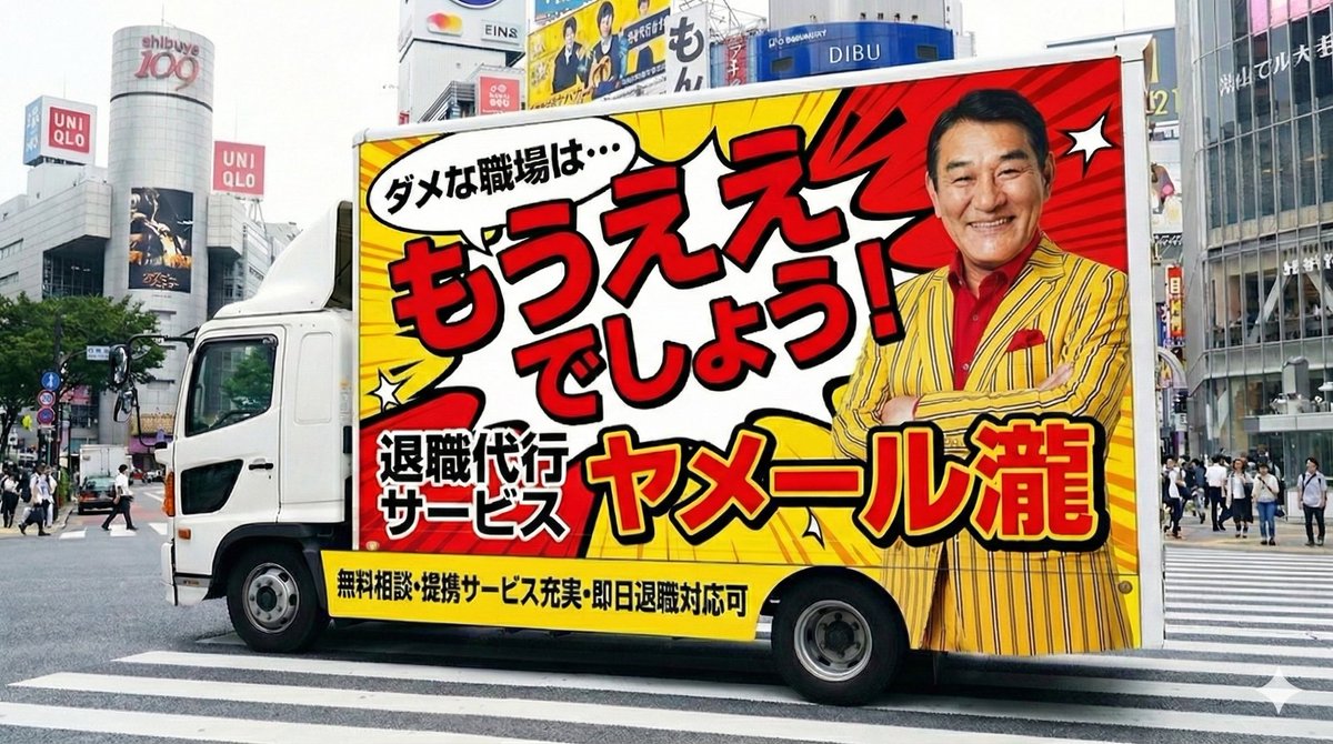 卓球「瀧にも広告の話が来たよな」
瀧「退職代行のラッピング広告で、
それどうせさぁ『もうええでしょう！』ってやるんでしょ…って思ってたら、企画書が来て本当にそのまんまだった。　お断りしました。」
卓球「断るのにモームリ使った 」
#電気グルーヴ　#へびツアー