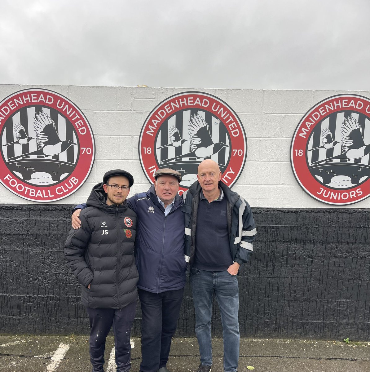Today is all about one man DEV last game as <a href="/MUFCYorkRoad/">Maidenhead United</a> 
Manager &amp; along with <a href="/griif10/">Peter Griffin</a>  has given us memories to last a lifetime 
Thank you Dev top man &amp; we will meet again