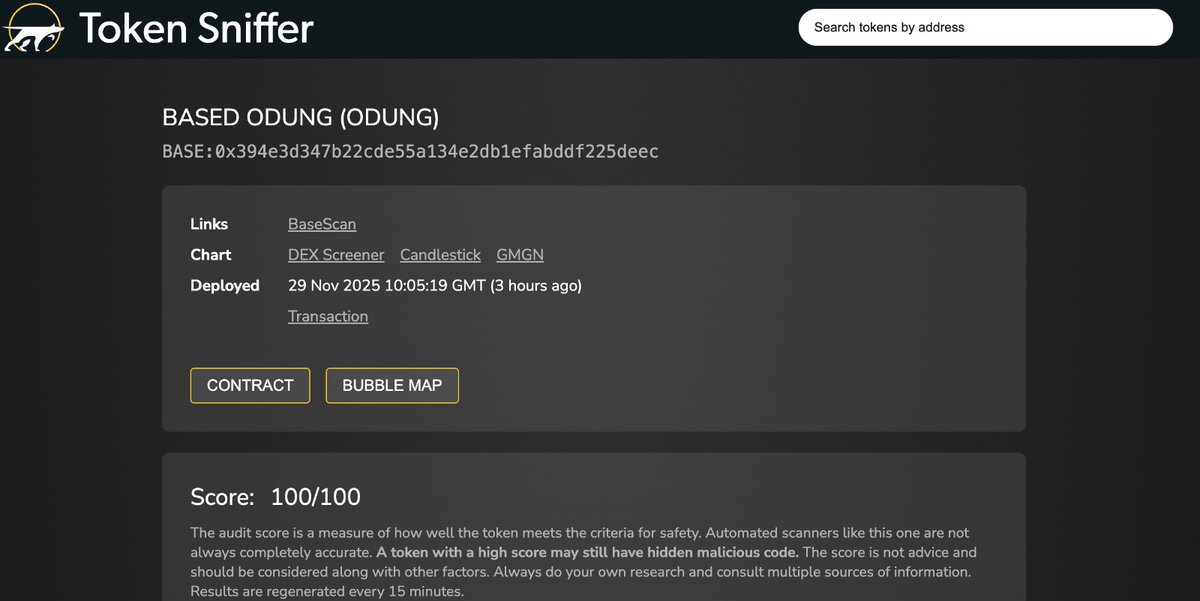 basedodung's tweet image. We are officially verified with a perfect 100/100 score

let&apos;s ride with us! 
dextools.io/app/en/token/0…