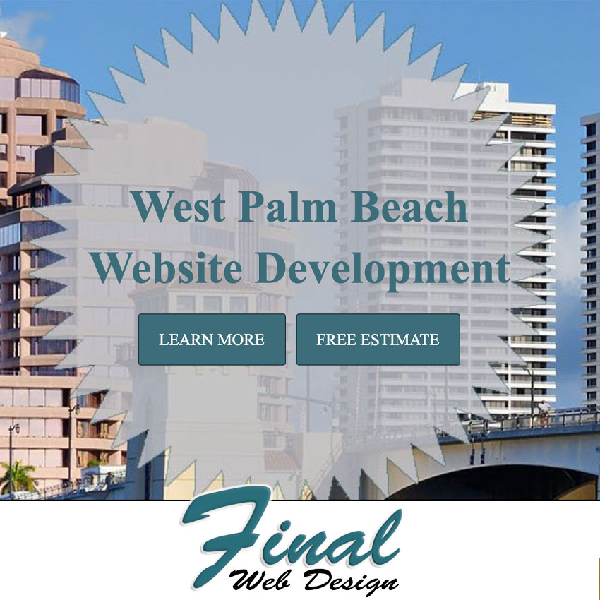 finalwebdesign's tweet image. West Palm Beach businesses — is your website ready to shine online? With Final Web Design, you get more than just a pretty site — you get a complete digital presence built for performance. From sleek custom design to SEO-optimized, mobile-friendly layouts, we make sure your…