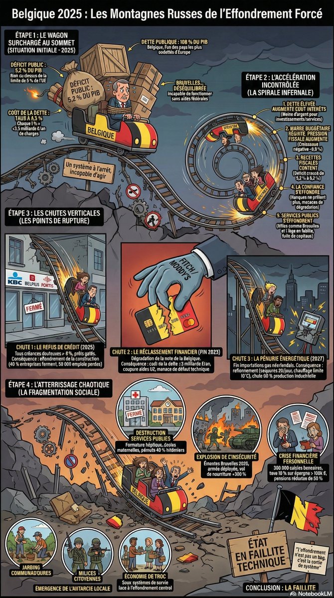 A quoi ressemblerait la décroissance (effondrement) en Belgique