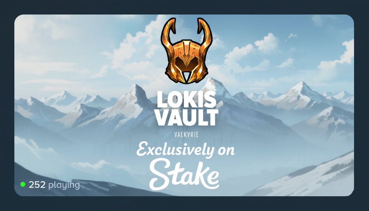 DDKRewards's tweet image. Play our own game Lokis Vault exclusively on Stake ➡️ stake.com/casino/games/v…

🔁 Retweet &amp;amp; Drop Stake user for a chance to to win $100 to try it out