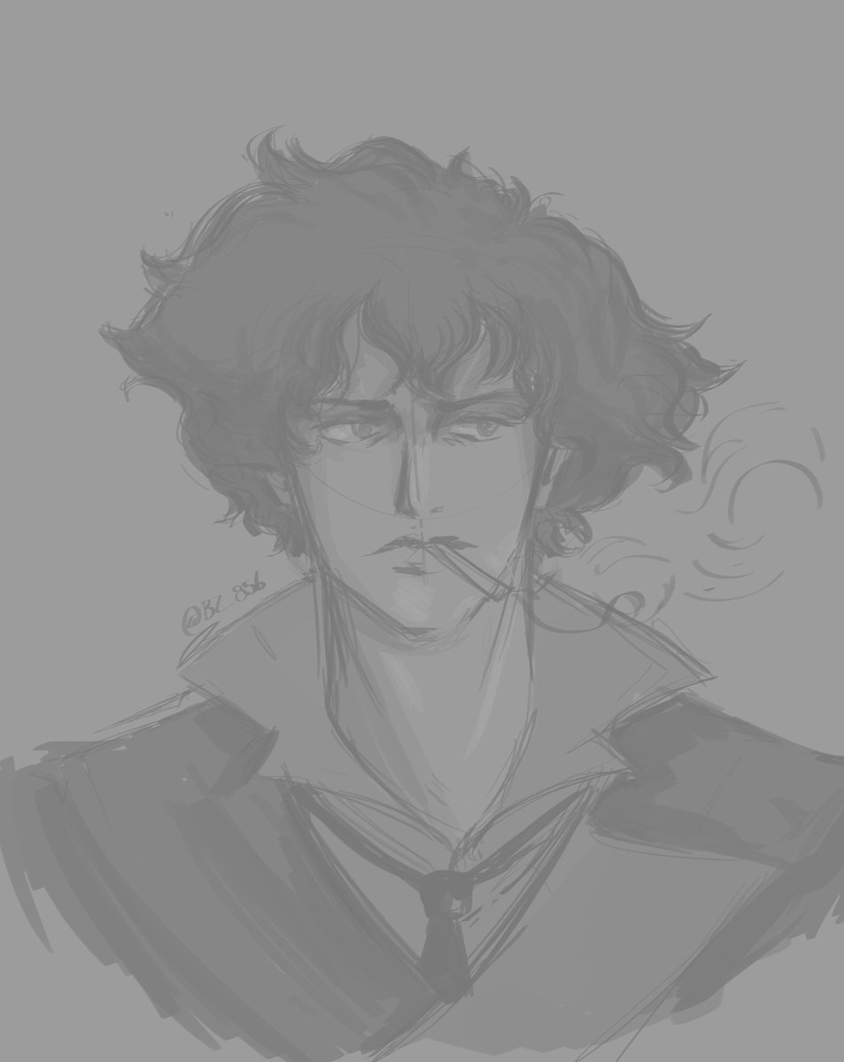 BZ_856's tweet image. Sketch Spike Spiegel 
#spikespiegel  #CowboyBebop #draw #drawing #digitaldrawing #anime #manga #digitalart #digitaldraw #sketch #dibujodigital #fanart #comission #comision #comissionsopen