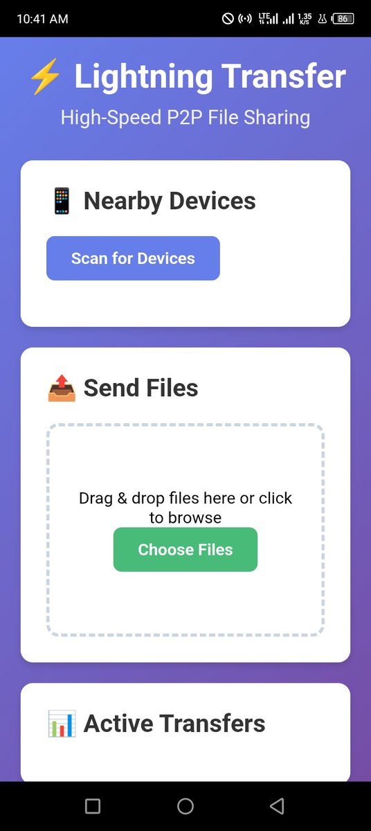 rayxworld's tweet image. I wanted a simple way to send files between my devices — laptop ↔ phone, laptop ↔ laptop — without dealing with QR codes, messy apps, or slow transfers.

So I started building Swiftly 🚀