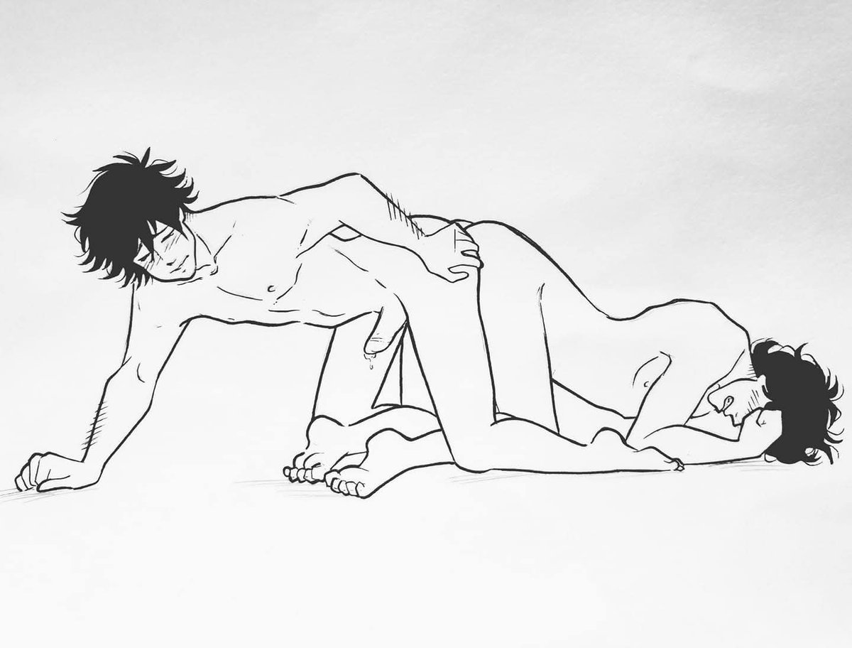 Some gay art to brighten your day ✨️
#nsfwart #yaoi #lewdart #artshare #inking #drawing #nsfwtwt