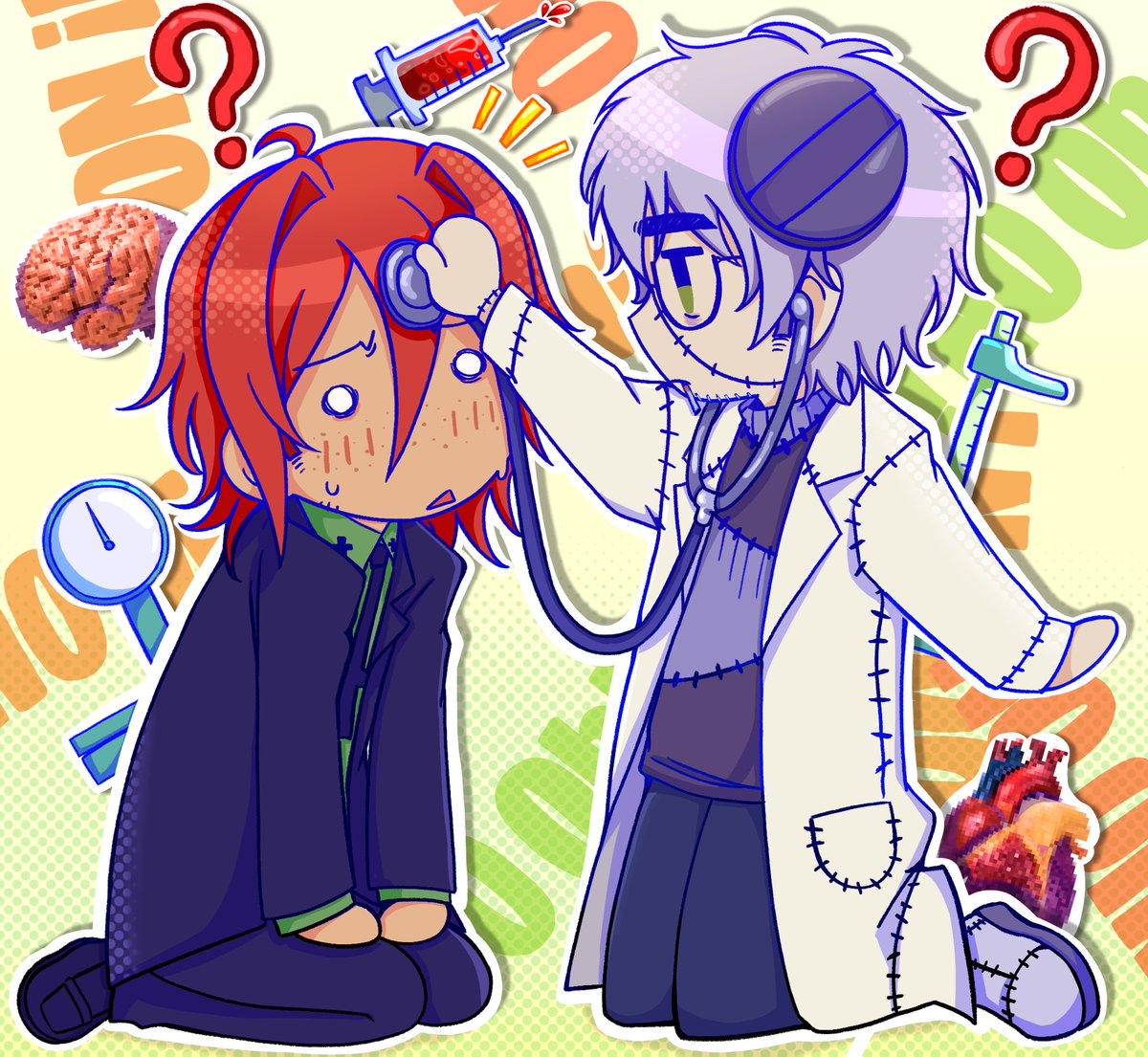 saiiboyaoi's tweet image. do people still like these guys #spiritstein #souleater